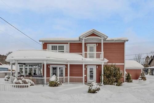 Frontage - 45 Av. Du Soleil, Fossambault-Sur-Le-Lac, QC - Outdoor With Balcony With Facade