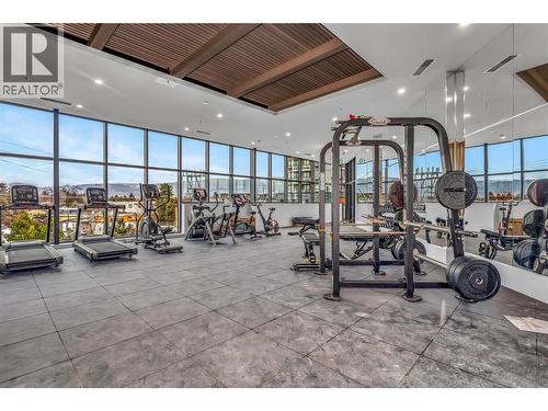 3409 Lakeshore Road Unit# Ph S607, Kelowna, BC - Indoor Photo Showing Gym Room