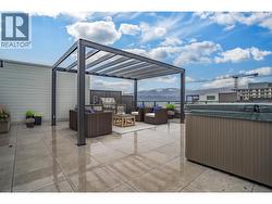Virtually staged rooftop - hot tub included - 