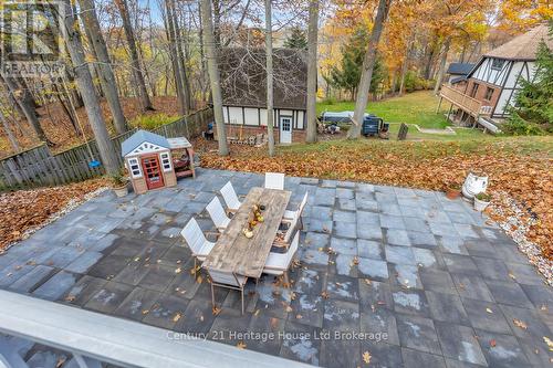 View from terrace off the kitchen - 1 Highland Drive, Tillsonburg, ON - Outdoor