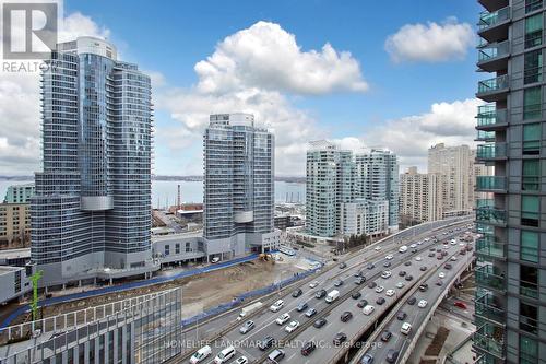 1504 - 12 York Street, Toronto, ON - Outdoor With Balcony With Facade