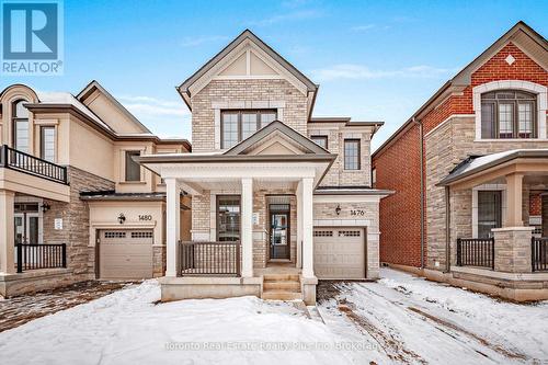 1476 Melville Bonus Crescent, Milton, ON - Outdoor With Deck Patio Veranda With Facade