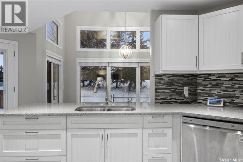 5006 Wascana Vista Court, Regina, SK - Indoor Photo Showing Kitchen With Double Sink