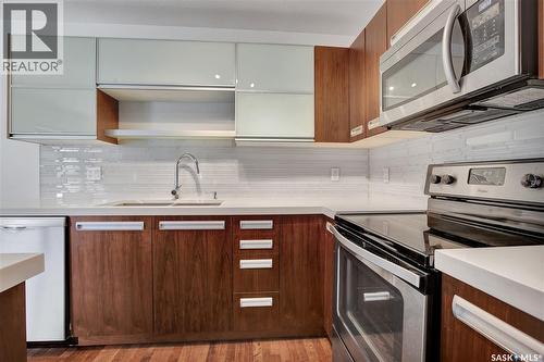 607 1303 Paton Crescent, Saskatoon, SK - Indoor Photo Showing Kitchen With Double Sink With Upgraded Kitchen