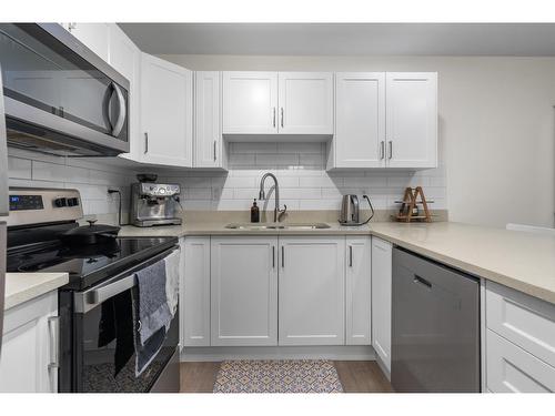 419 30515 Cardinal Avenue, Abbotsford, BC - Indoor Photo Showing Kitchen With Stainless Steel Kitchen With Double Sink