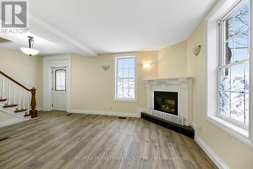 5250 Algonquin Road, Augusta, ON - Indoor Photo Showing Living Room With Fireplace