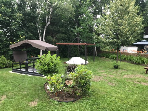 Courtyard - 621 Boul. Robitaille, Notre-Dame-Du-Mont-Carmel, QC - Outdoor With Backyard
