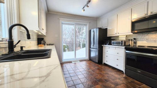 Kitchen - 621 Boul. Robitaille, Notre-Dame-Du-Mont-Carmel, QC - Indoor Photo Showing Kitchen With Double Sink