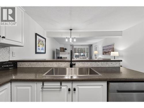 1002 Riverside Avenue Unit# 206, Sicamous, BC - Indoor Photo Showing Kitchen With Double Sink