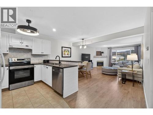 1002 Riverside Avenue Unit# 206, Sicamous, BC - Indoor Photo Showing Kitchen With Double Sink
