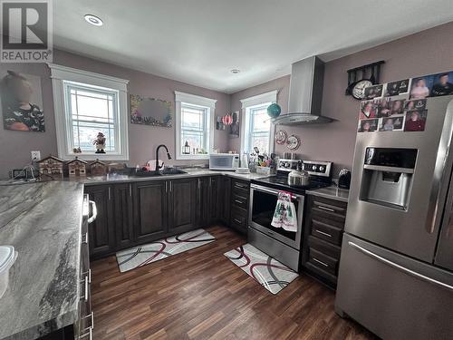 1 High Street, Middle Arm, NL - Indoor Photo Showing Kitchen With Double Sink