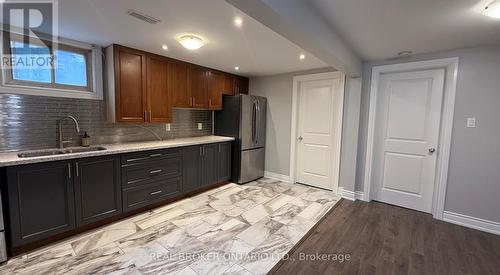 Lower 2 - 926 Flagship Drive, Mississauga, ON - Indoor Photo Showing Kitchen With Double Sink