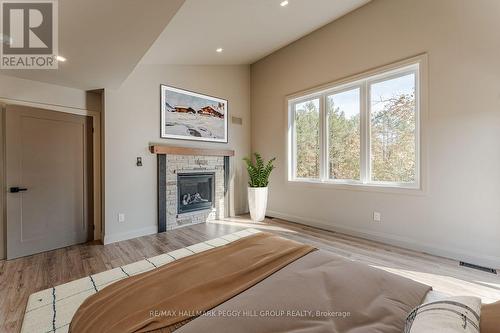3316 Line 4 N, Oro-Medonte, ON - Indoor Photo Showing Living Room With Fireplace