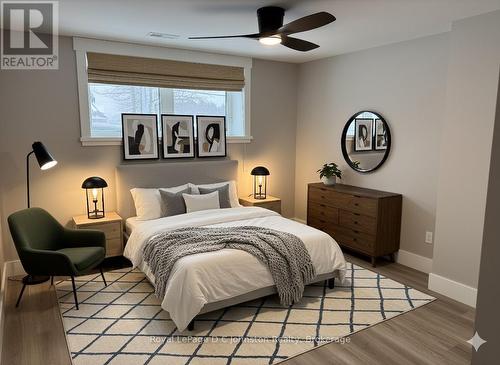 Virtually Staged Bedroom - 2 - 242 South Rankin Street, Saugeen Shores, ON - Indoor Photo Showing Bedroom