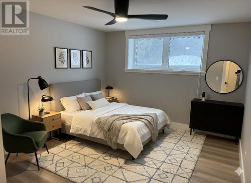 Virtually Staged Bedroom - 2 - 242 South Rankin Street, Saugeen Shores, ON - Indoor Photo Showing Bedroom