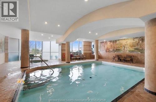 5055 Riverside Drive Unit# 201, Windsor, ON - Indoor Photo Showing Other Room With In Ground Pool