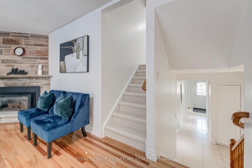 1481 Otis Avenue, Mississauga, ON - Indoor With Fireplace