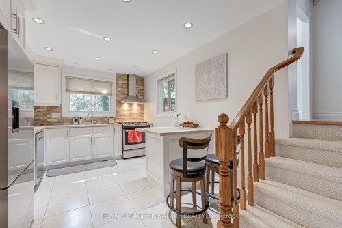 1481 Otis Avenue, Mississauga, ON - Indoor Photo Showing Kitchen With Upgraded Kitchen