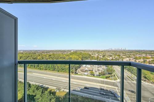 1703-2545 Erin Centre Boulevard, Mississauga, ON - Outdoor With Balcony With View