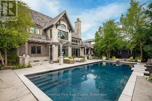 120 Timber Leif Ridge, Blue Mountains, ON - Outdoor With In Ground Pool