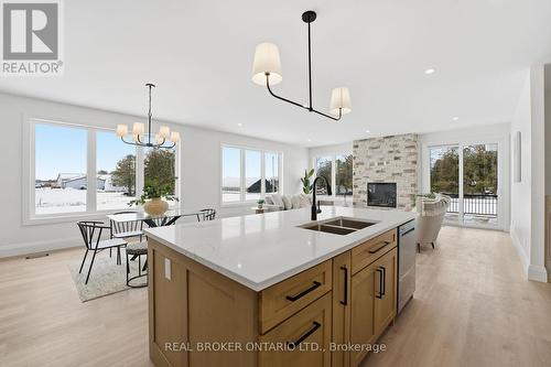 130 La Salette Road, Norfolk, ON - Indoor Photo Showing Kitchen With Double Sink