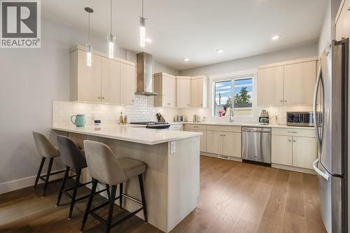 3 good sized bedrooms on one floor for smaller children - 3118 Riesling Way, West Kelowna, BC 