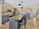 119 Doran Way, Saskatoon, SK  - Indoor Photo Showing Kitchen With Double Sink With Upgraded Kitchen 