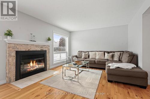2060 Gardenway Drive, Ottawa, ON - Indoor Photo Showing Living Room With Fireplace