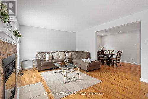 2060 Gardenway Drive, Ottawa, ON - Indoor Photo Showing Living Room With Fireplace