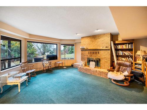 13193 Coulthard Road, Surrey, BC - Indoor Photo Showing Living Room With Fireplace