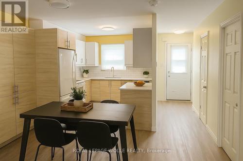 Virtually Staged - 160 Westcourt Place, Waterloo, ON - Indoor Photo Showing Dining Room
