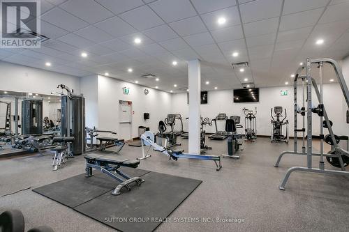 2107 - 820 Burnhamthorpe Road, Toronto, ON - Indoor Photo Showing Gym Room