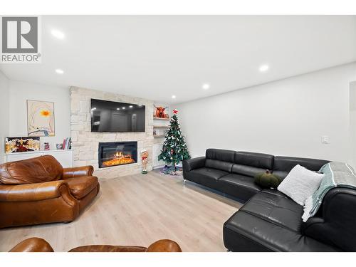 2022 Eagle Bay Road, Blind Bay, BC - Indoor Photo Showing Living Room With Fireplace