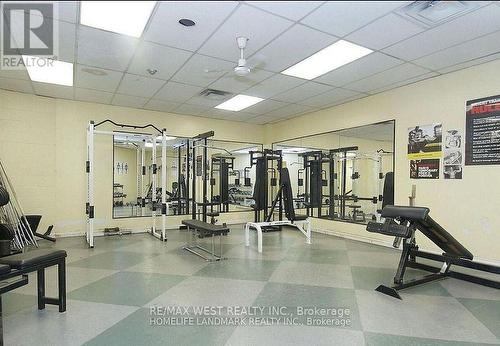 2316 - 370 Dixon Road, Toronto, ON - Indoor Photo Showing Gym Room