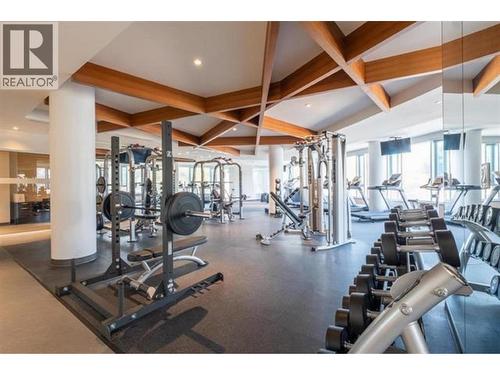1909 1550 Fern Street, North Vancouver, BC - Indoor Photo Showing Gym Room