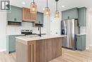 117 Yuel Crescent, Saskatoon, SK  - Indoor Photo Showing Kitchen With Upgraded Kitchen 