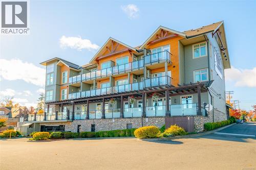 1730 Riverside Land - 310D 1730 Riverside Lane, Courtenay, BC - Outdoor With Balcony With Facade