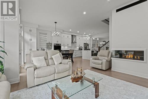 3118 Travertine Drive, Oakville, ON - Indoor Photo Showing Living Room With Fireplace