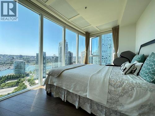 3002 388 Drake Street, Vancouver, BC - Indoor Photo Showing Bedroom