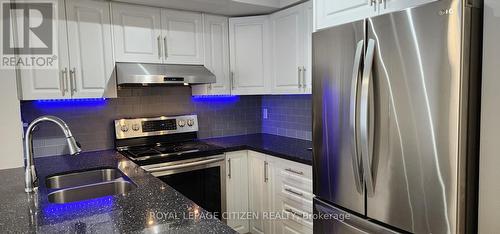 2048 - 75 George Appleton Way, Toronto, ON - Indoor Photo Showing Kitchen With Stainless Steel Kitchen With Double Sink With Upgraded Kitchen