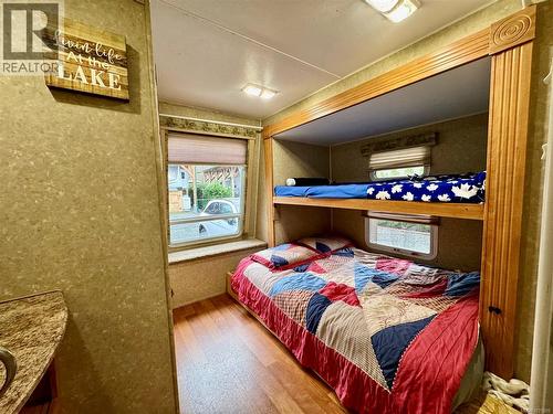 Bunkbed room at the front of the trailer with it's own bathroom - 19 8631 South Shore Rd, Lake Cowichan, BC 