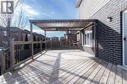 Deck with a residential view - 