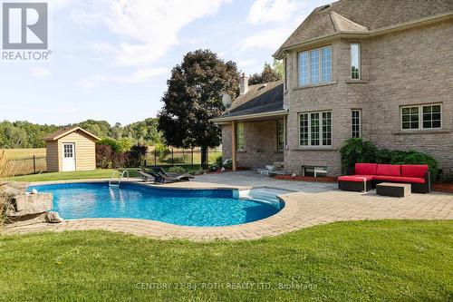 256 Denney Drive, Essa, ON - Outdoor With In Ground Pool