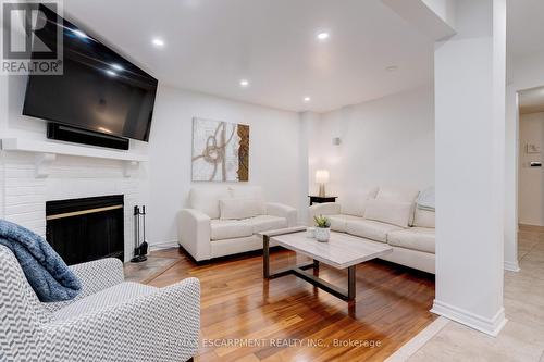 2197 Donald Road, Burlington, ON - Indoor Photo Showing Living Room With Fireplace