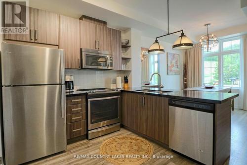 203 - 40 Horseshoe Boulevard, Oro-Medonte, ON - Indoor Photo Showing Kitchen With Upgraded Kitchen