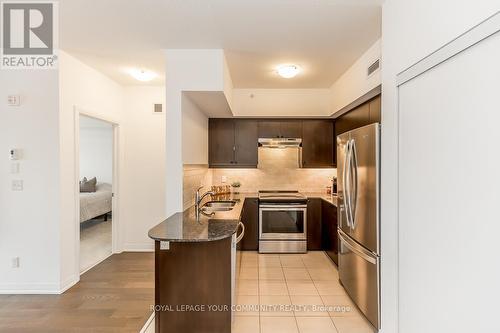 412 - 54 Koda Street, Barrie, ON - Indoor Photo Showing Kitchen With Stainless Steel Kitchen With Double Sink