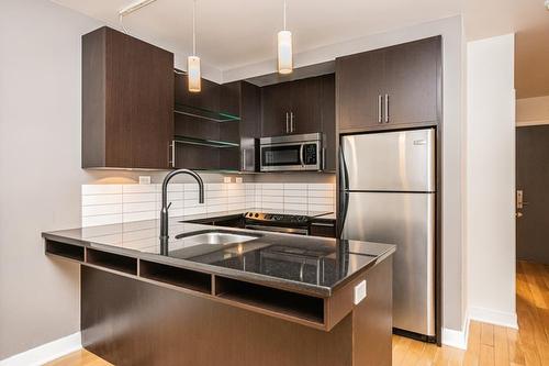 Cuisine - 310-400 Rue De L'Inspecteur, Montréal (Le Sud-Ouest), QC - Indoor Photo Showing Kitchen With Double Sink With Upgraded Kitchen
