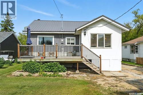 106 3Rd Avenue E, Nokomis, SK - Outdoor With Deck Patio Veranda