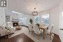 8008 Ash Street, Richmond, BC  - Indoor Photo Showing Dining Room With Fireplace 