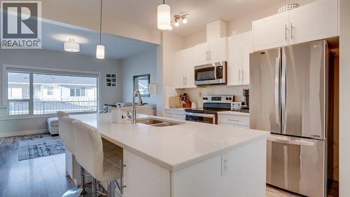 4600 Okanagan Avenue Unit# 26, Vernon, BC - Indoor Photo Showing Kitchen With Stainless Steel Kitchen With Double Sink With Upgraded Kitchen